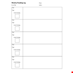 Track Your Reading Progress with Our Think-Active Reading Log Template example document template