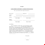 Preschool Teacher Appointment Letter example document template 