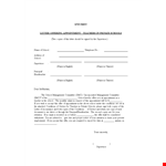 Preschool Teacher Appointment Letter example document template