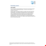 Psychology Case Study Example example document template