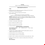 Marketing Communications Director Resume example document template