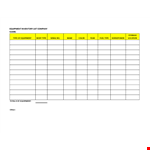 Company Equipment Inventory List Template example document template