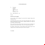 Immediate Resignation Letter example document template