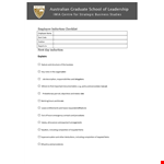 New Employee Induction Checklist example document template