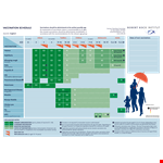 Child's Vaccination Schedule Template example document template