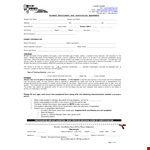 Driving School example document template 