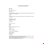 Mba Fresher Resume Sample Pdf example document template