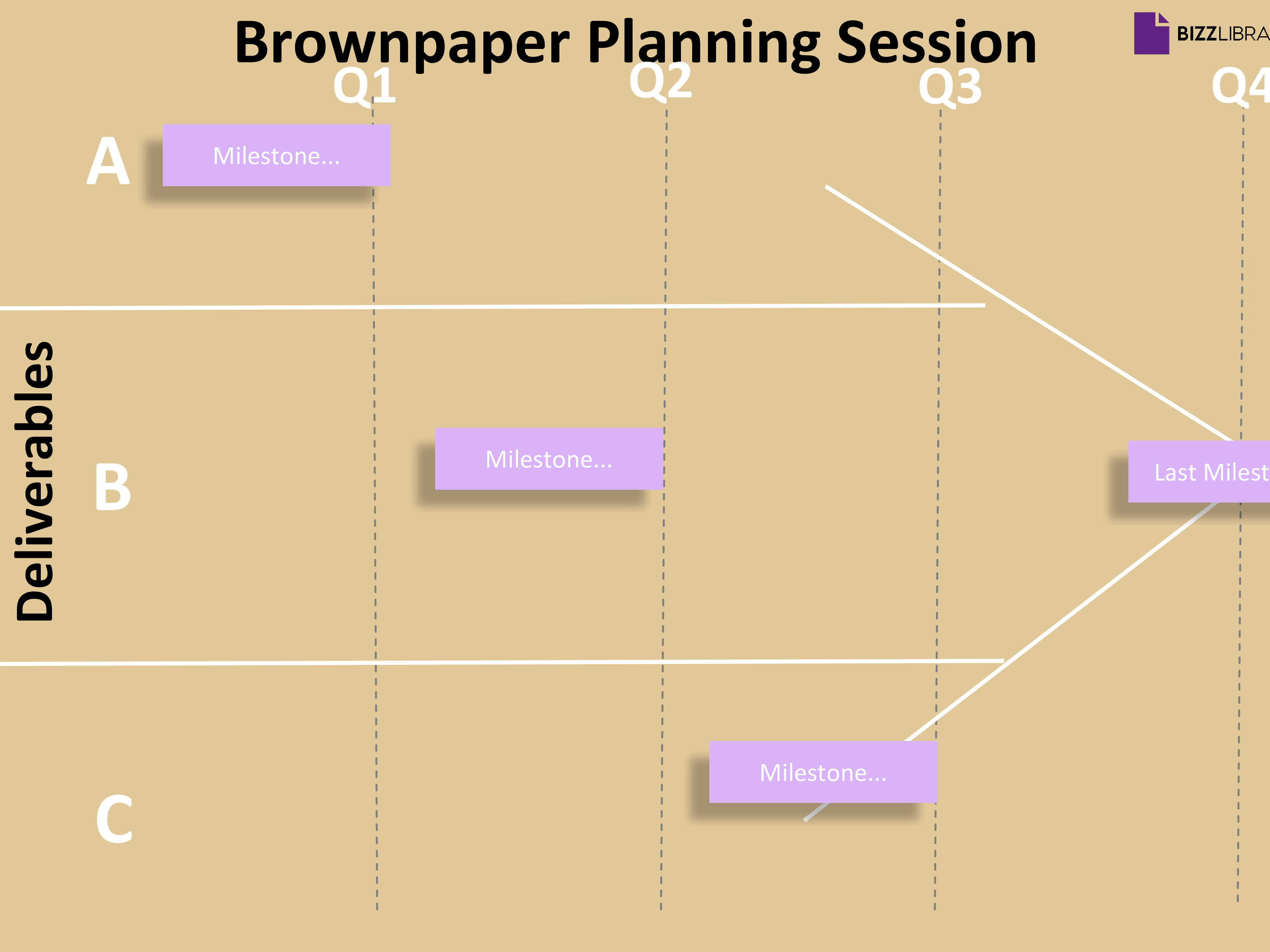 brown paper planning template