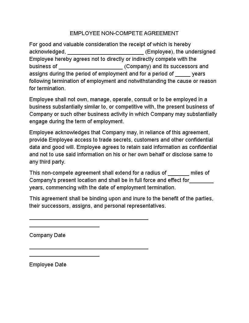 Download A Non Compete Agreement Template For Your Business Employees download-a-non-compete-agreement-template-for-your-business-employees