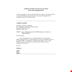 Guaranteed Maintenance | Offer Letter Subject example document template