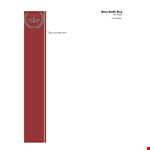 Professional Letterhead Template - Editable & Print-Ready example document template 