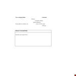 Download Our Professional Estimate Template example document template