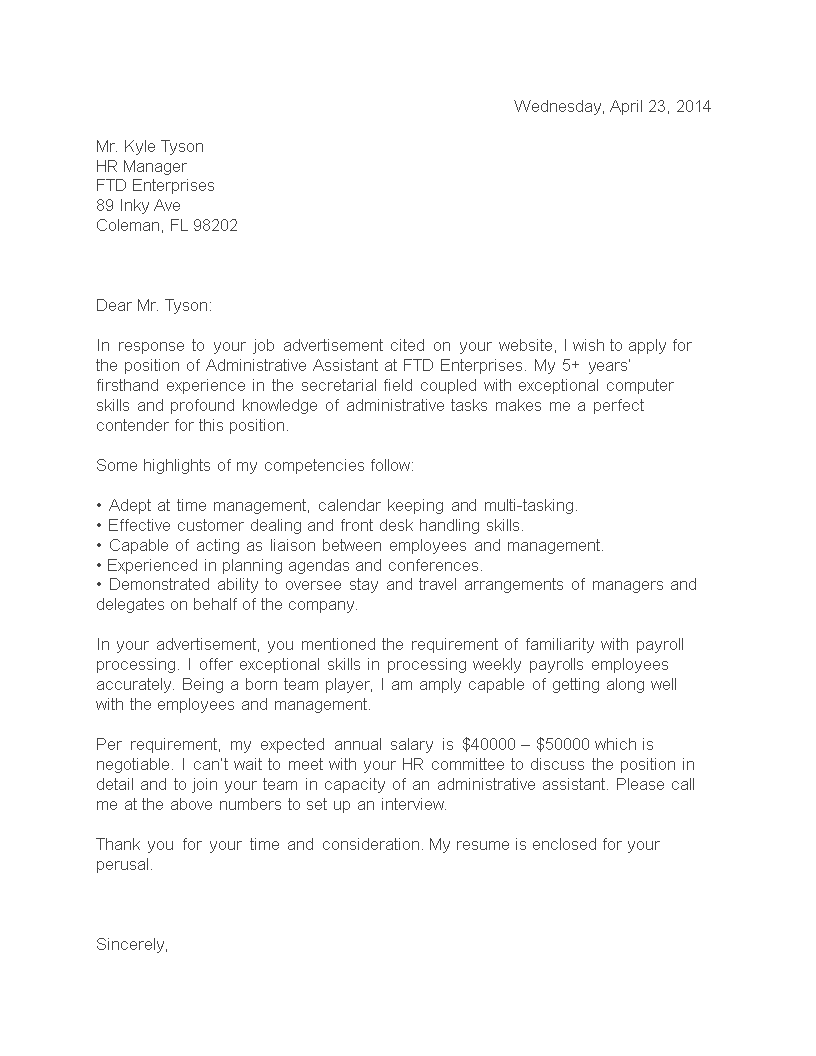 Writing An Effective Salary Requirements Cover Letter For Management writing-an-effective-salary-requirements-cover-letter-for-management