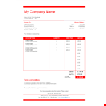 Invoice Quotation Template - Generate Professional Quotes with Ease example document template