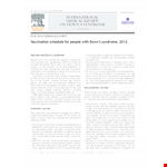 Complete Vaccination Schedule Template for Immunization example document template