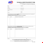 Technical Report example document template