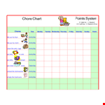 Get Organized: Chore Chart Template for Clean Home Every Day | Saturdays example document template