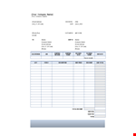 Generate a Purchase Order - Easy Street Address Input example document template
