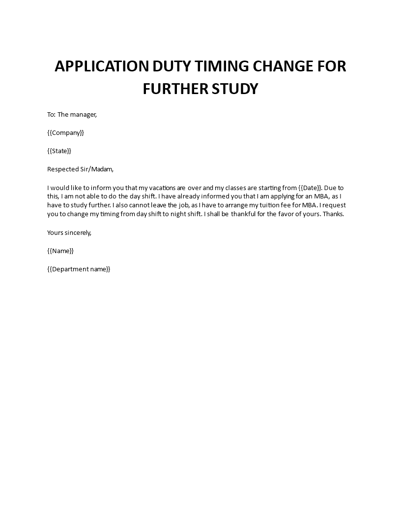 Office Timing Letter Format office-timing-letter-format