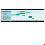 Project Delivery Schedule Template example document template