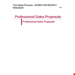 Professional Sales Proposals Template | Increase Sales with a Compelling Product Proposal example document template