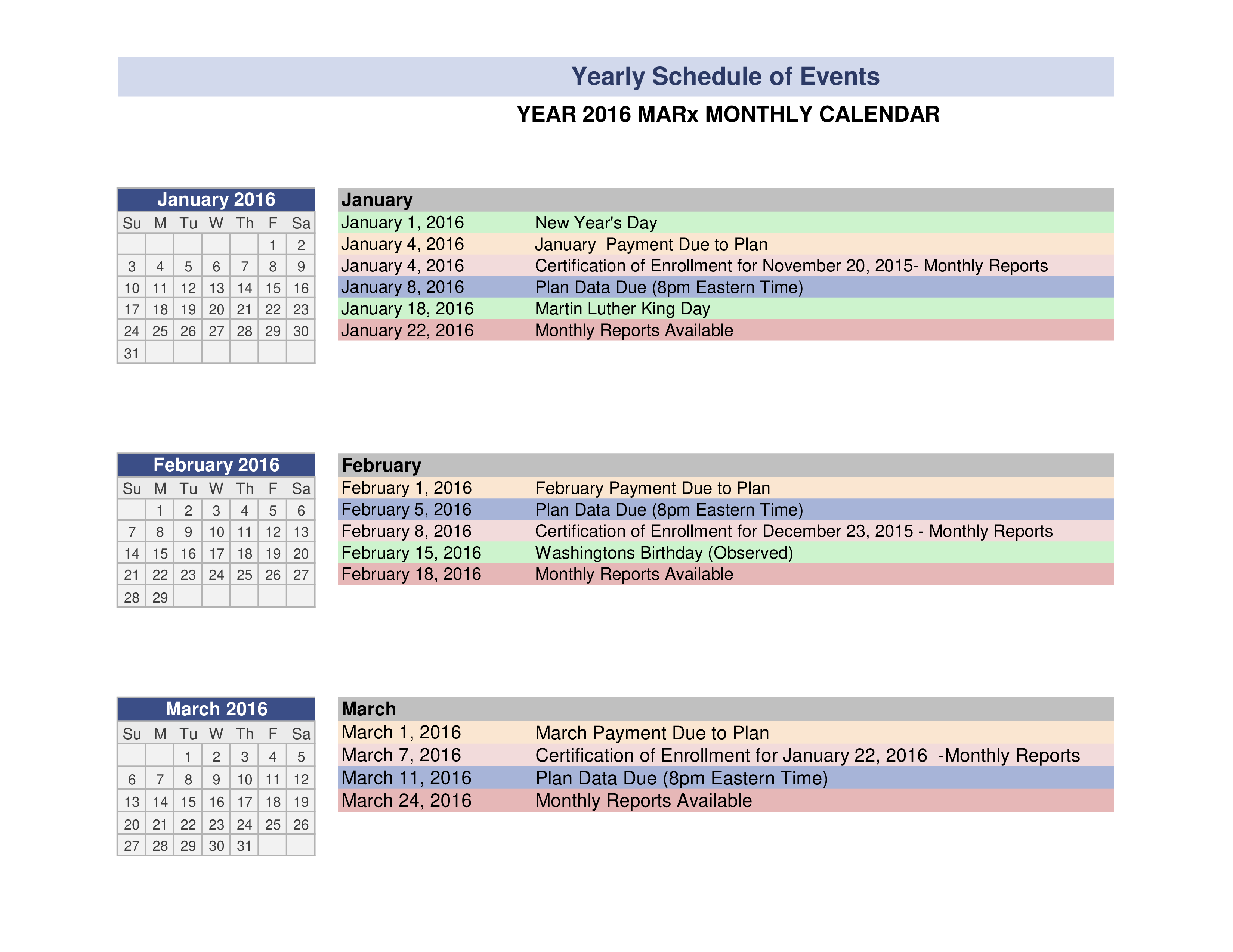 Event Schedule Payment Reports January Monthly event-schedule-payment-reports-january-monthly