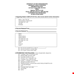 Authorize Release of Medical Records | Protect Your Health Info example document template