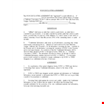 Non-Disclosure Agreement Template: Protect Your Confidential Information example document template
