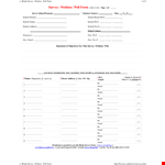 Printable Blank Survey Template example document template