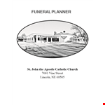 Funeral Planner Sample Template example document template