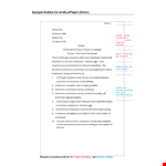 Create an Impressive Research Proposal Template | Proven to Impress Employers | Orlov example document template