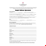 Sublease Agreement Template for Hassle-Free Subletting example document template 