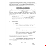 Sample Non Compete Agreement Template | Protect Your Company's Interests example document template