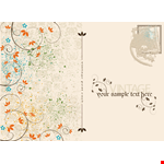 Customizable Postcard Templates - Design Your Own Postcard example document template