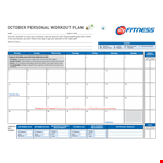 September Workout Template - Total Body Workouts and Sessions example document template