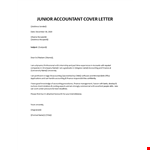 Account assistant cover letter example document template