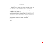 Formal Love Letter Example example document template