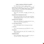 Confidential Settlement Statement Example example document template