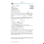 Grant Application Approval Letter example document template 