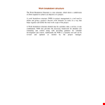 Download Project Work Breakdown Structure Template - Organize Your Tasks Efficiently example document template