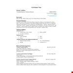 Technical Director example document template