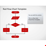Red Flow Chart Template example document template