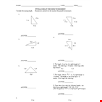 Pythagorean Theorem Triangle example document template