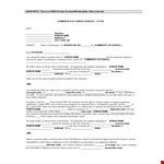 Termination Of Vendor Services Letter Template example document template