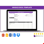 Invoice Spreadsheet example document template