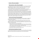 Manager Recommendation Letter Template | Boost Your Career example document template