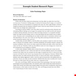 School Research Paper Template example document template