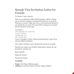 Get Your Genuine Invitation Letter for Canada - Ontario | No More Fakey Letters example document template 