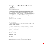 Get Your Genuine Invitation Letter for Canada - Ontario | No More Fakey Letters example document template