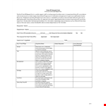 Employee Leave Request | Time Off Request Form Template example document template